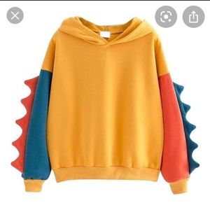 Patchwork Dino Hoodies